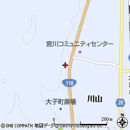 川山バイパス自動車周辺の地図