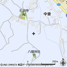 茨城県北茨城市華川町中妻周辺の地図