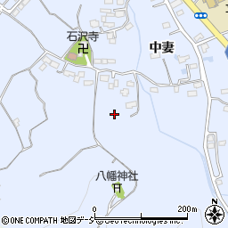 茨城県北茨城市華川町（中妻）周辺の地図