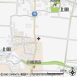 石川県羽咋郡宝達志水町上田リ周辺の地図