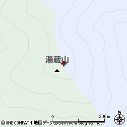 湯蔵山周辺の地図