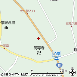 長野県信濃町（上水内郡）柏原（上町）周辺の地図