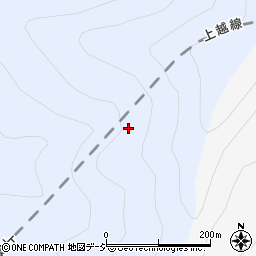 第一湯桧曽トンネル周辺の地図