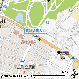 長峰公園周辺の地図