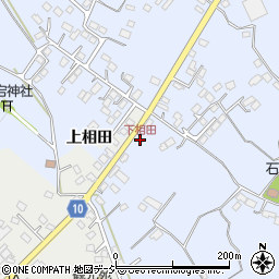 下相田周辺の地図