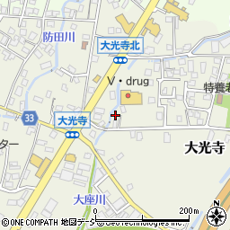 富山県魚津市大光寺407周辺の地図
