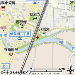 富山県魚津市田地方町周辺の地図
