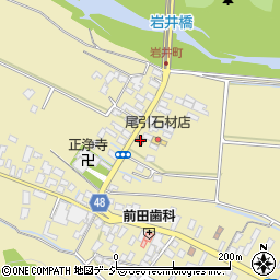 岩井町公民館周辺の地図