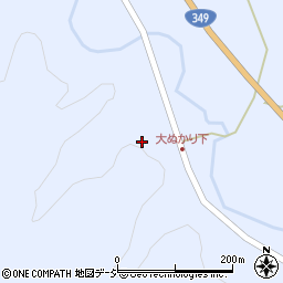 福島県矢祭町（東白川郡）大ぬかり（児墓）周辺の地図