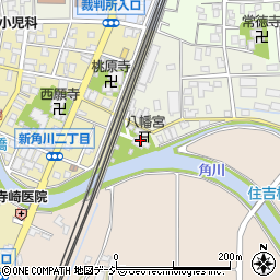 富山県魚津市田地方周辺の地図