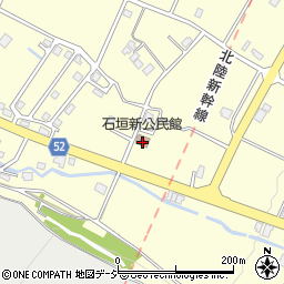 石垣新公民館周辺の地図