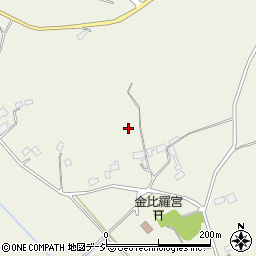 栃木県矢板市豊田周辺の地図