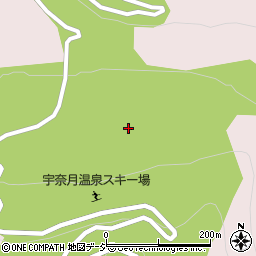 黒部市役所　スポーツ・レジャー施設宇奈月温泉スキー場周辺の地図