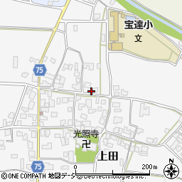 石川県羽咋郡宝達志水町上田キ93周辺の地図