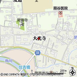 富山県魚津市大光寺周辺の地図