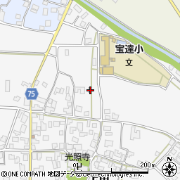 石川県羽咋郡宝達志水町上田キ74周辺の地図