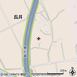 栃木県矢板市長井97周辺の地図