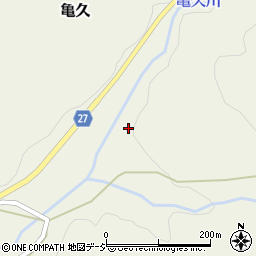 亀久川周辺の地図