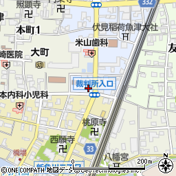 富山県魚津市新宿1-16周辺の地図