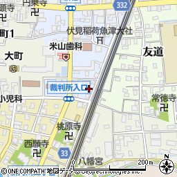富山県魚津市新宿11-14周辺の地図
