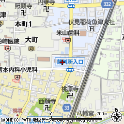 富山県魚津市新宿1周辺の地図