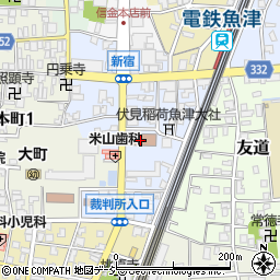 富山県魚津総合庁舎　魚津出納室周辺の地図