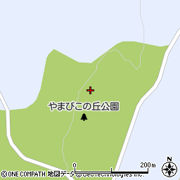 木島平やまびこの丘公園周辺の地図