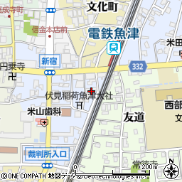 富山県魚津市新宿8周辺の地図