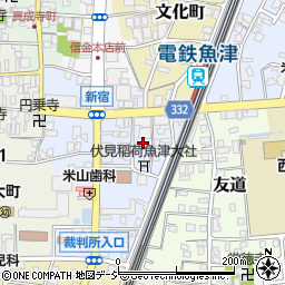 富山県魚津市新宿7周辺の地図