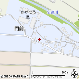 石川県羽咋郡宝達志水町門前ハ15-1周辺の地図