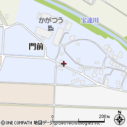 石川県羽咋郡宝達志水町門前ハ22-1周辺の地図