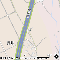 栃木県矢板市長井66周辺の地図