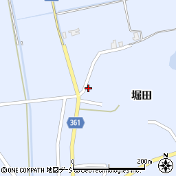 富山県氷見市堀田1407周辺の地図
