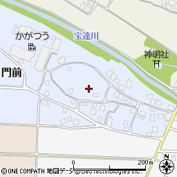石川県羽咋郡宝達志水町門前周辺の地図