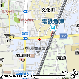 富山県魚津市新宿7-11周辺の地図