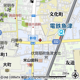 富山県魚津市新宿5-17周辺の地図