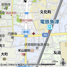 富山県魚津市新宿5-16周辺の地図