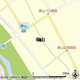 富山県魚津市東山周辺の地図