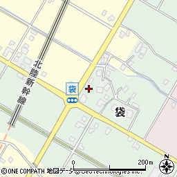 富山県魚津市袋172周辺の地図