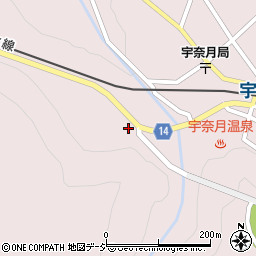 ローソン宇奈月温泉店周辺の地図
