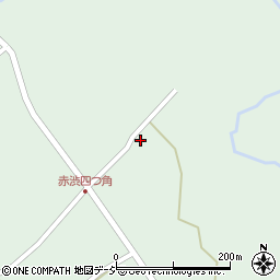 長野県上水内郡信濃町柏原赤渋周辺の地図