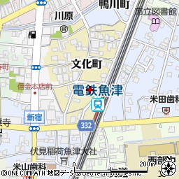 富山県魚津市文化町8周辺の地図