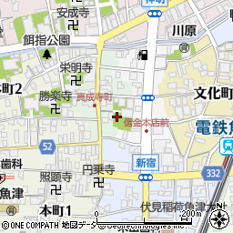 富山県魚津市真成寺町4周辺の地図