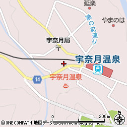 富山地鉄建設宇奈月駐車場周辺の地図