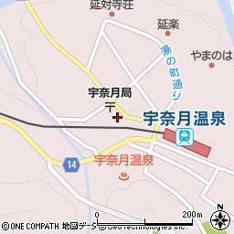 北陸銀行宇奈月支店周辺の地図