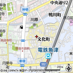 富山県魚津市文化町3-27周辺の地図