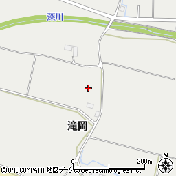 栃木県大田原市滝岡周辺の地図