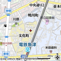 富山県魚津市文化町6周辺の地図
