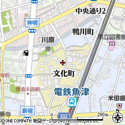 富山県魚津市文化町3-19周辺の地図