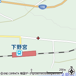 茨城県久慈郡大子町下野宮2211周辺の地図